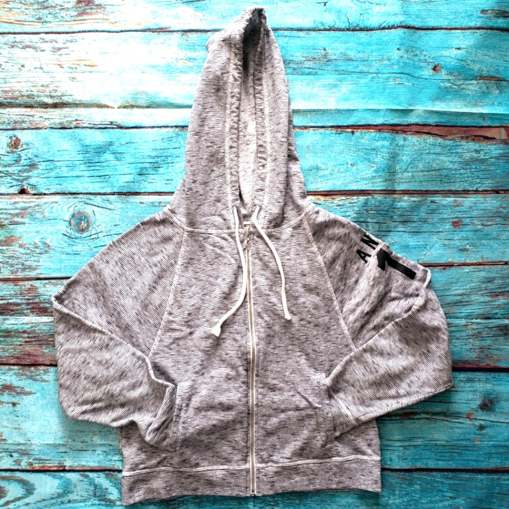 Victoria's Secret Gray Zip-Up Hoodie
